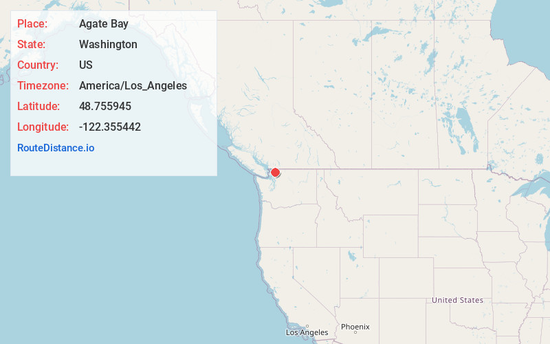 Map of Agate Bay