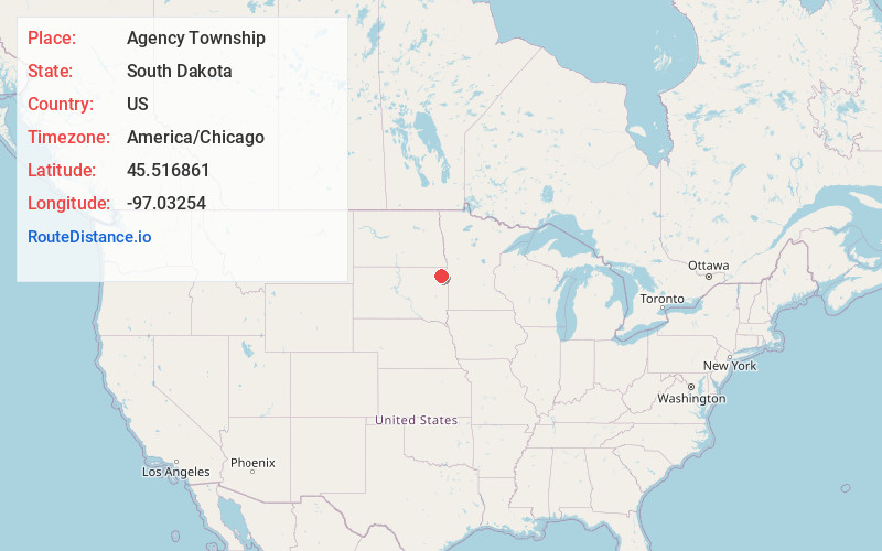 Map of Agency Township