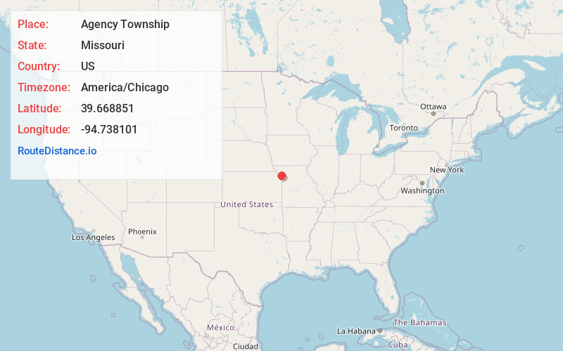 Map of Agency Township