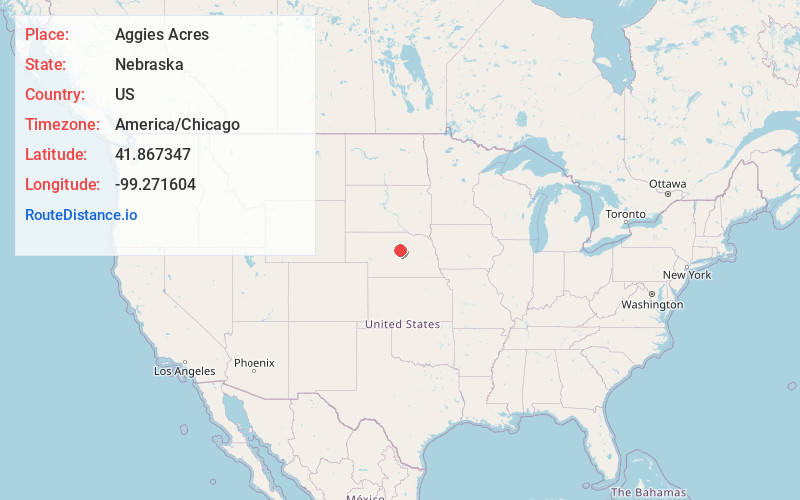 Map of Aggies Acres
