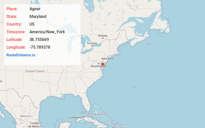 Map of Agner