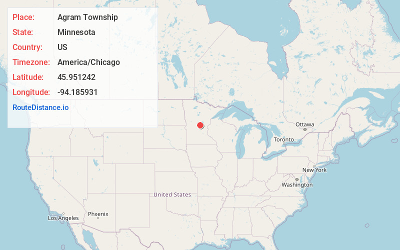Map of Agram Township