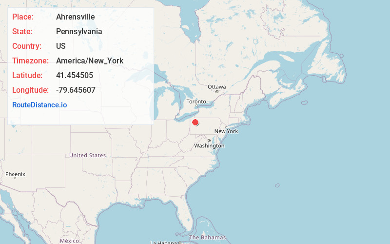 Map of Ahrensville