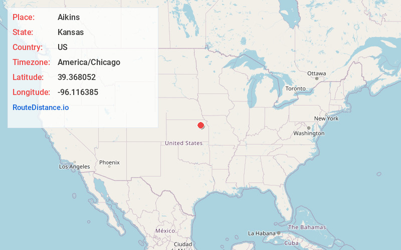 Map of Aikins