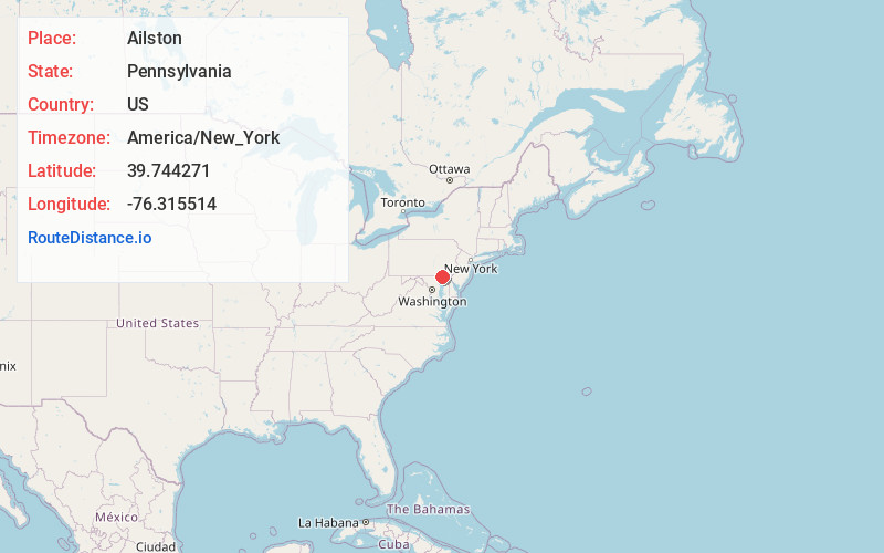 Map of Ailston