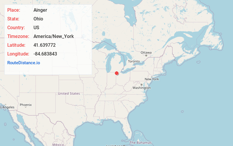 Map of Ainger
