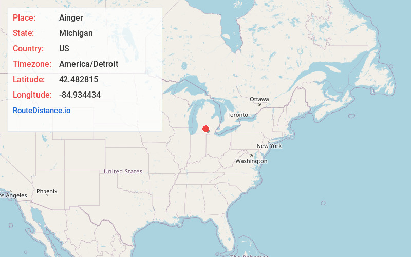Map of Ainger