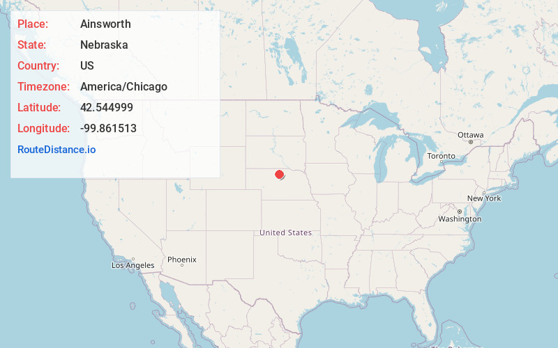 Map of Ainsworth