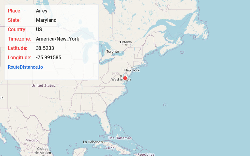 Map of Airey