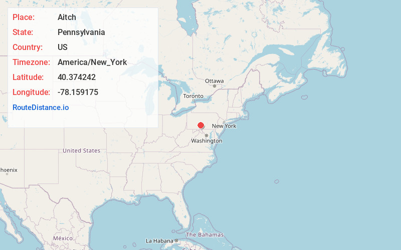 Map of Aitch