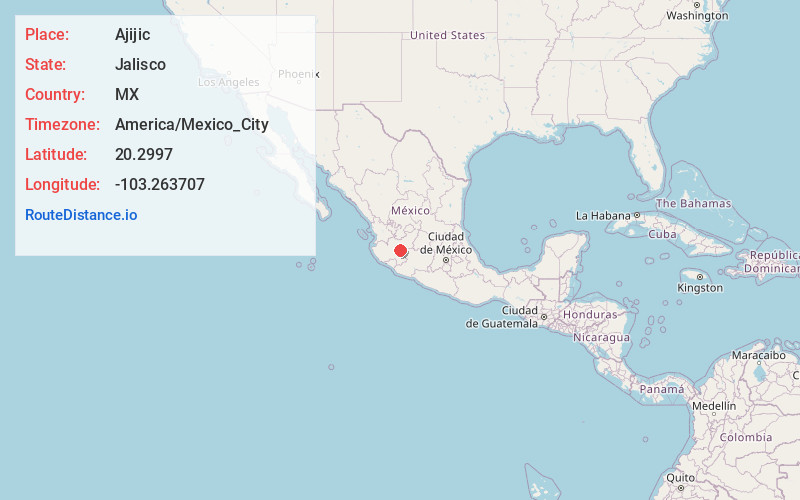Map of Ajijic
