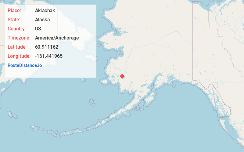 Map of Akiachak