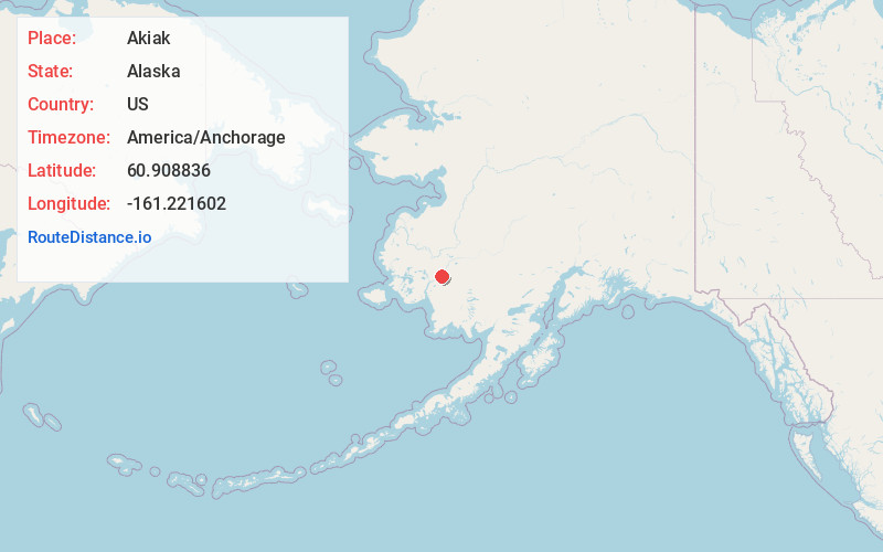 Map of Akiak