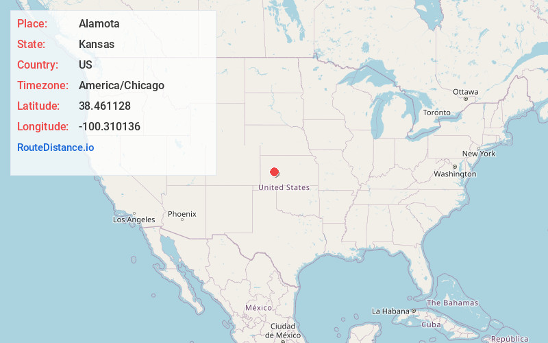 Map of Alamota