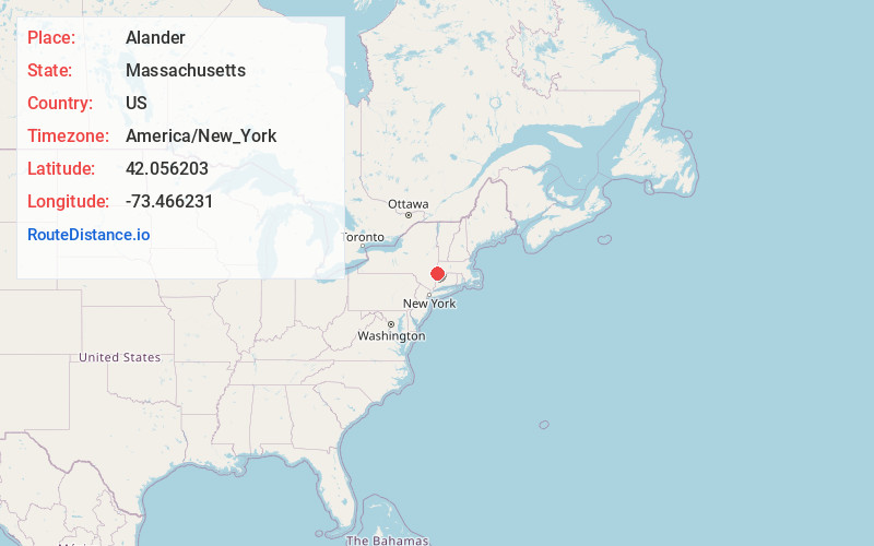 Map of Alander