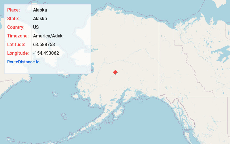 Map of Alaska