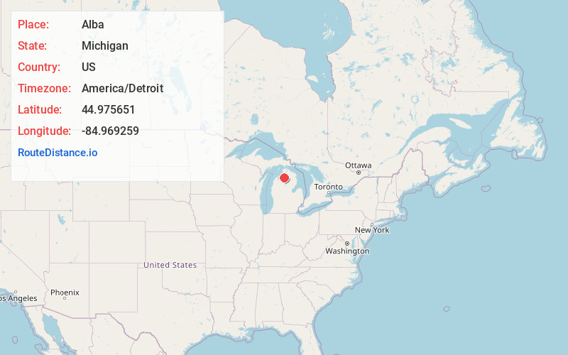 Map of Alba