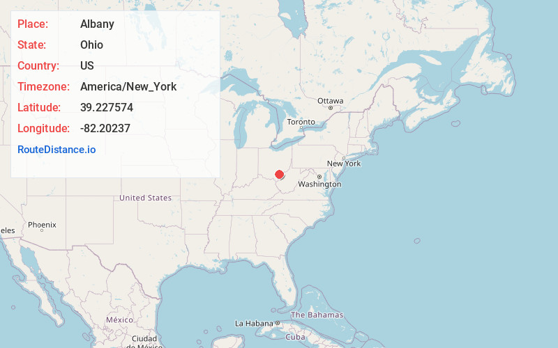 Map of Albany