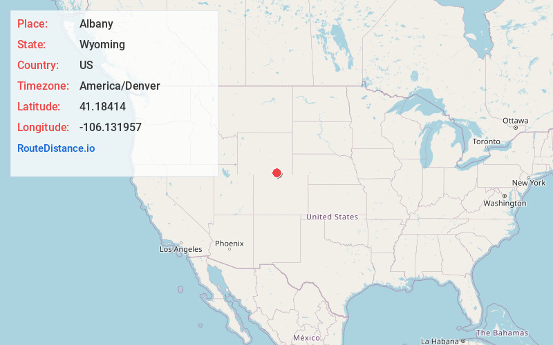 Map of Albany