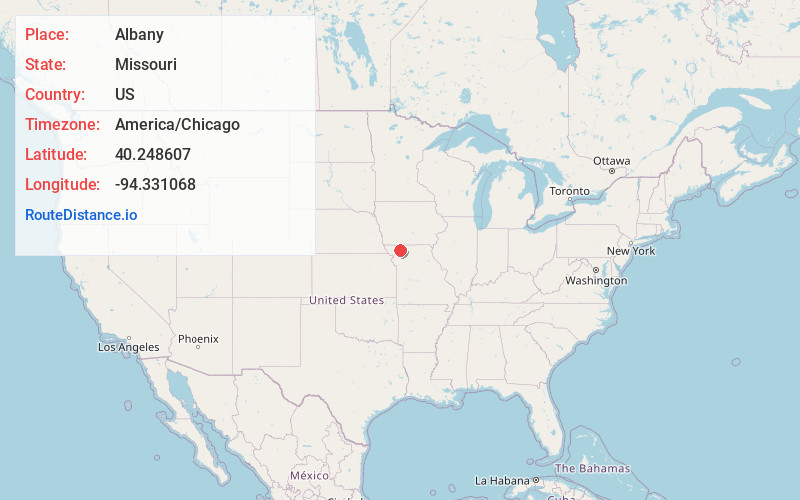 Map of Albany