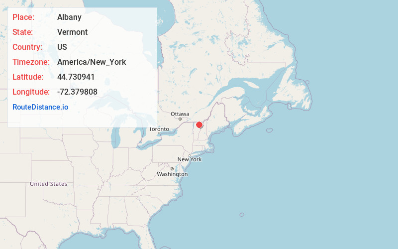 Map of Albany