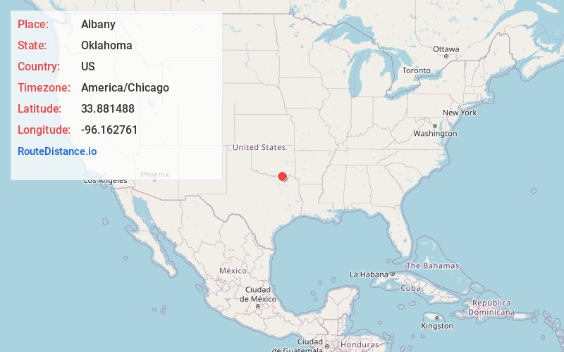 Map of Albany