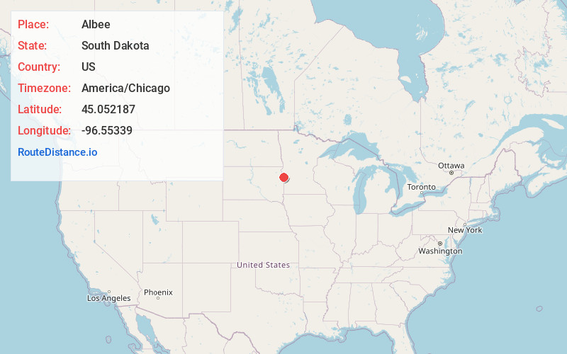 Map of Albee