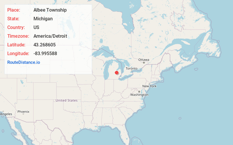 Map of Albee Township