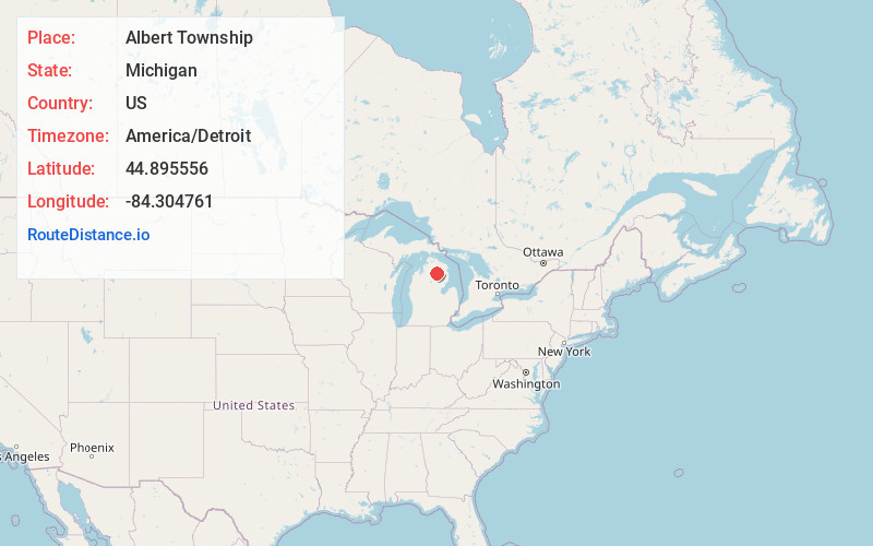 Map of Albert Township