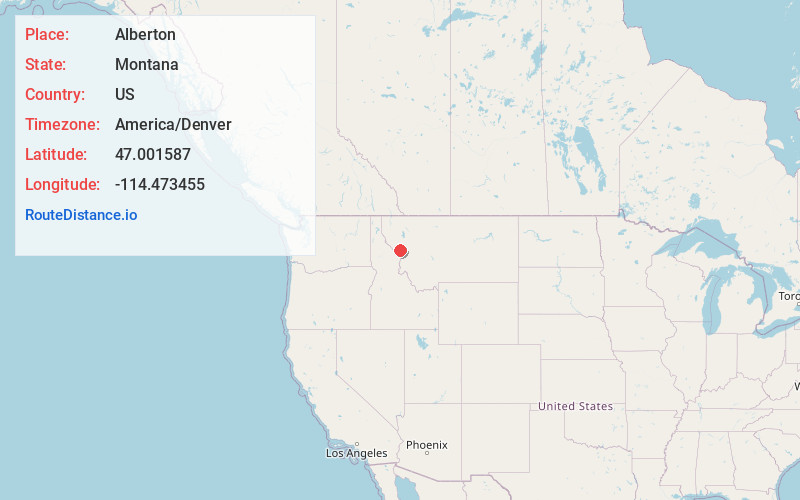 Map of Alberton