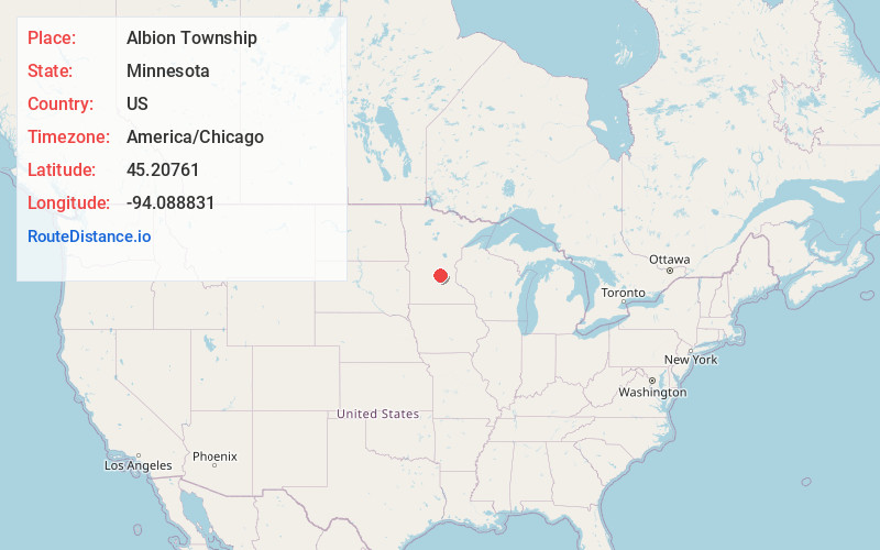 Map of Albion Township