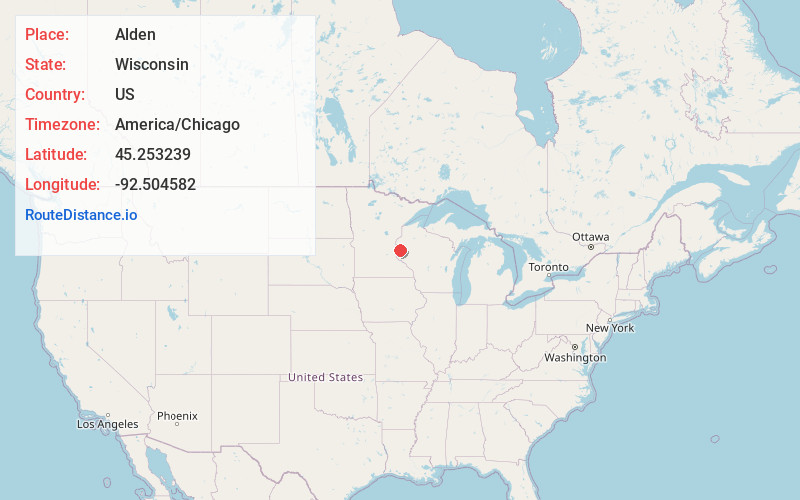 Map of Alden