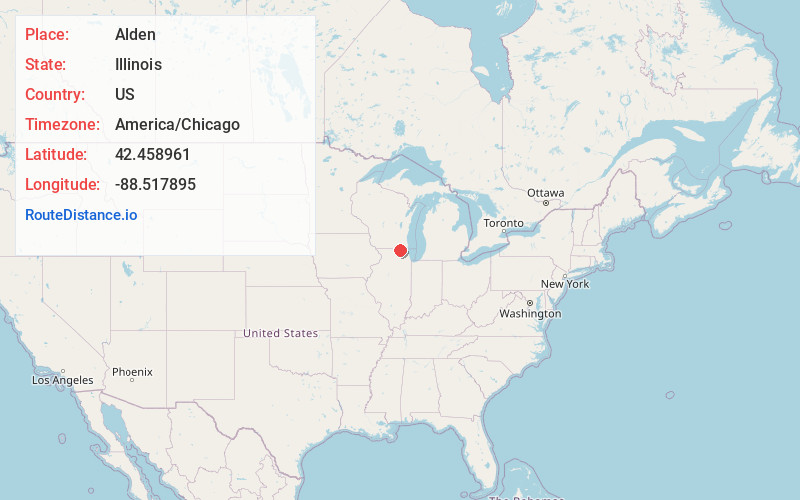 Map of Alden