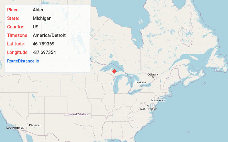 Map of Alder