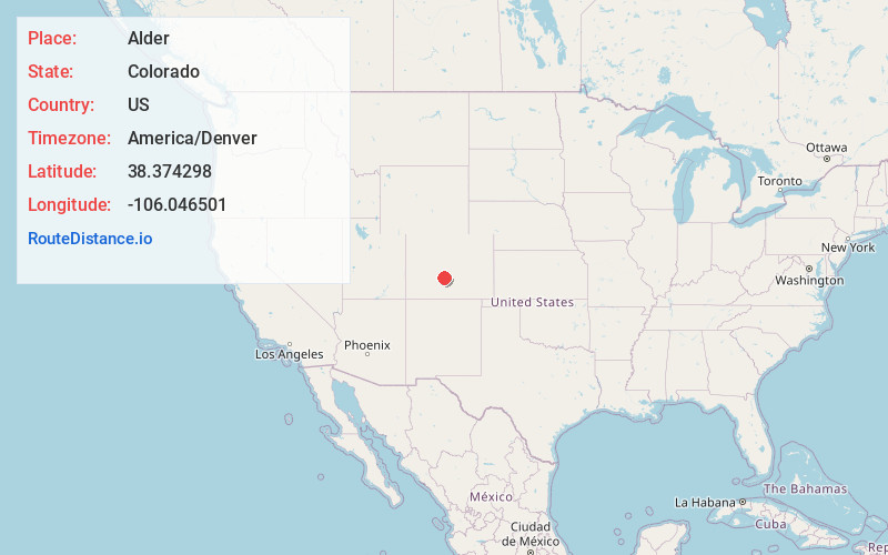 Map of Alder