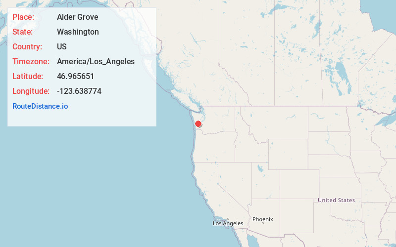 Map of Alder Grove