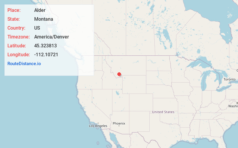 Map of Alder