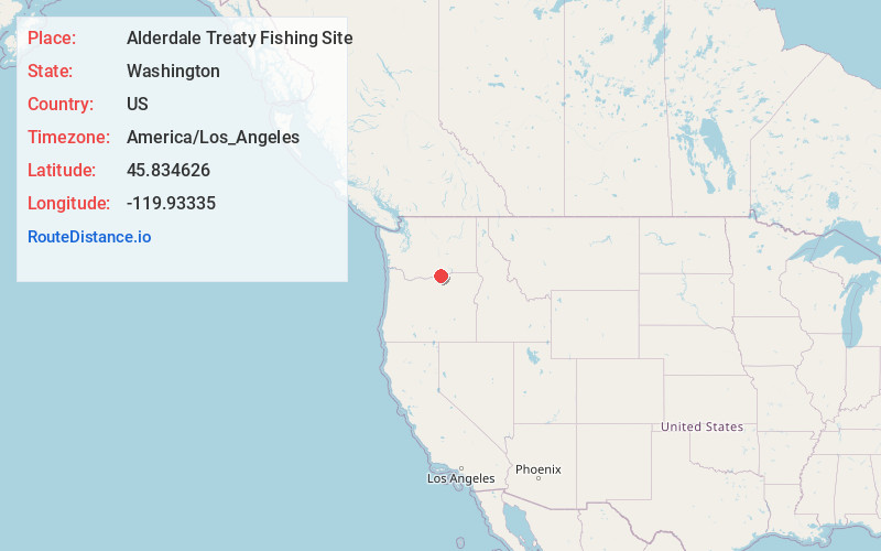 Map of Alderdale Treaty Fishing Site