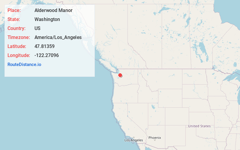 Map of Alderwood Manor