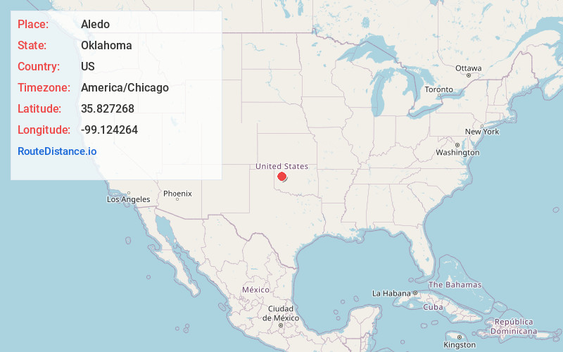 Map of Aledo