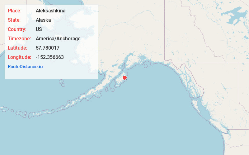 Map of Aleksashkina