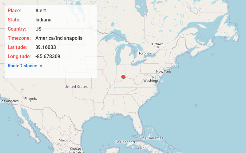 Map of Alert