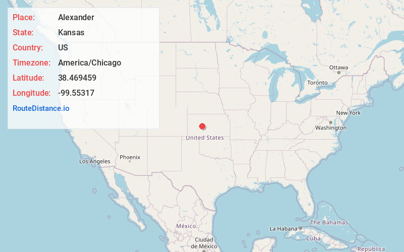 Map of Alexander