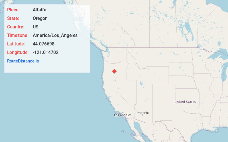 Map of Alfalfa