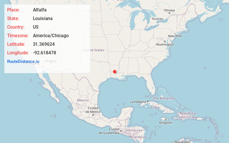 Map of Alfalfa