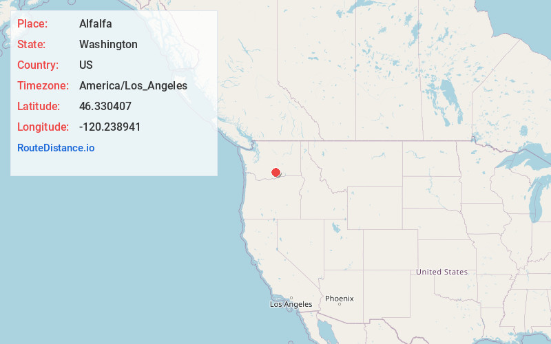 Map of Alfalfa
