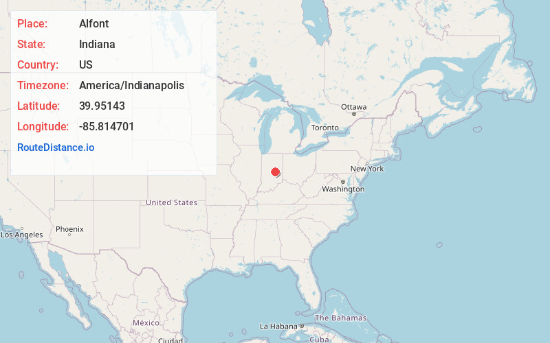 Map of Alfont