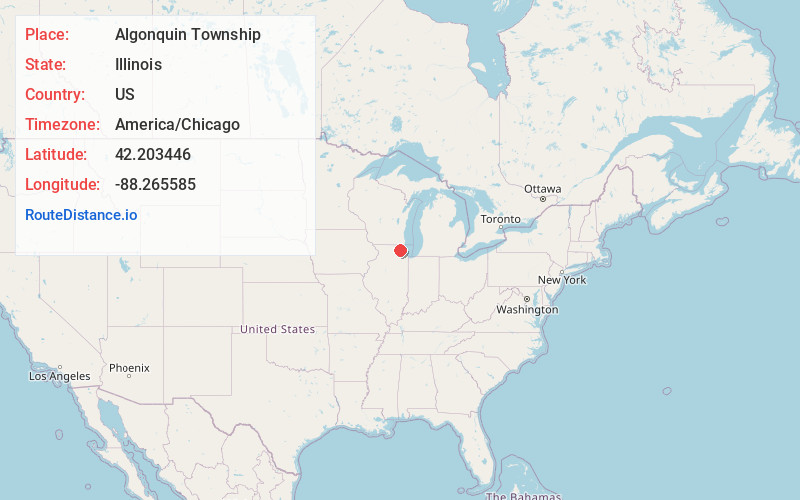 Map of Algonquin Township