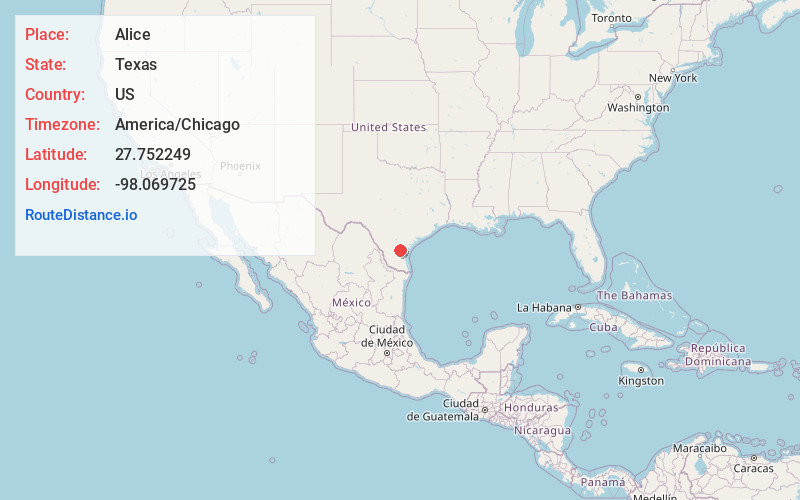 Map of Alice