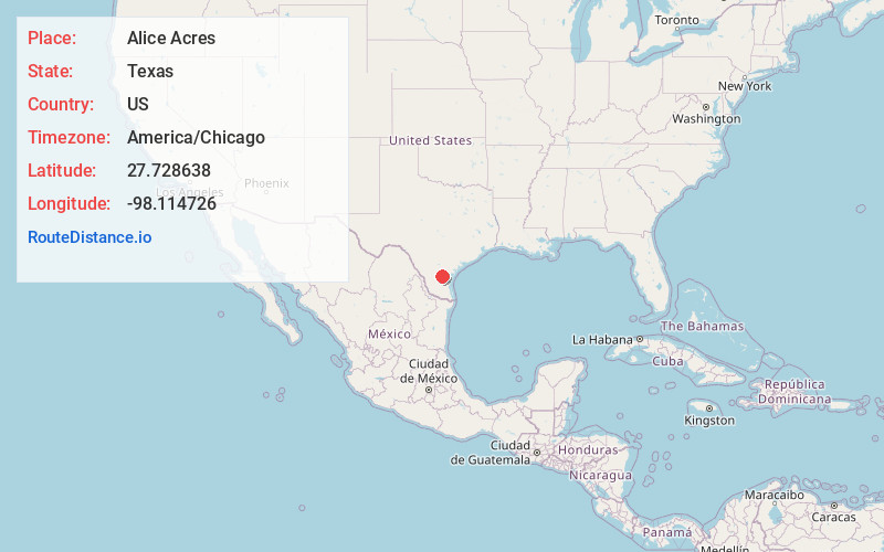 Map of Alice Acres